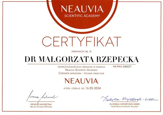 Neauvia Scientific Academy: czerwień wargowa, techniki iniekcyjne